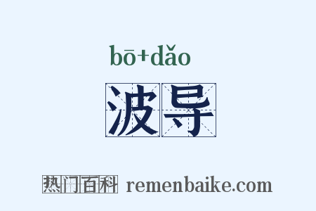 波导是什么意思的图片